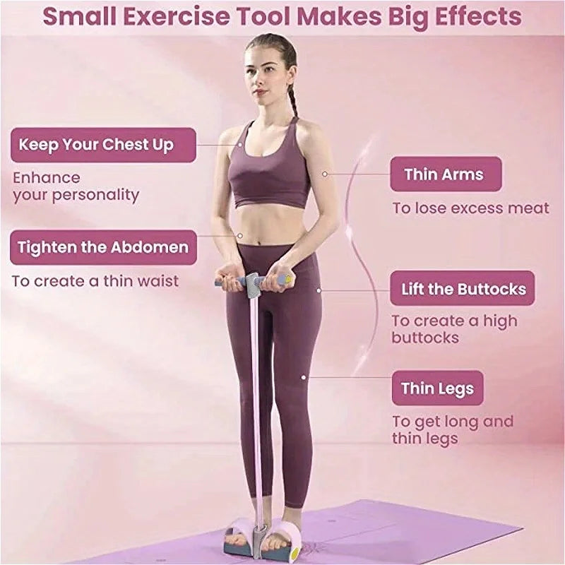 Set de Bandas de Resistencia Multifunción, 4 Tubos para Entrenamiento Intenso, Agarraderas de NBR para Mayor Comodidad, Uso en Oficina/Sala de Estar/Dormitorio