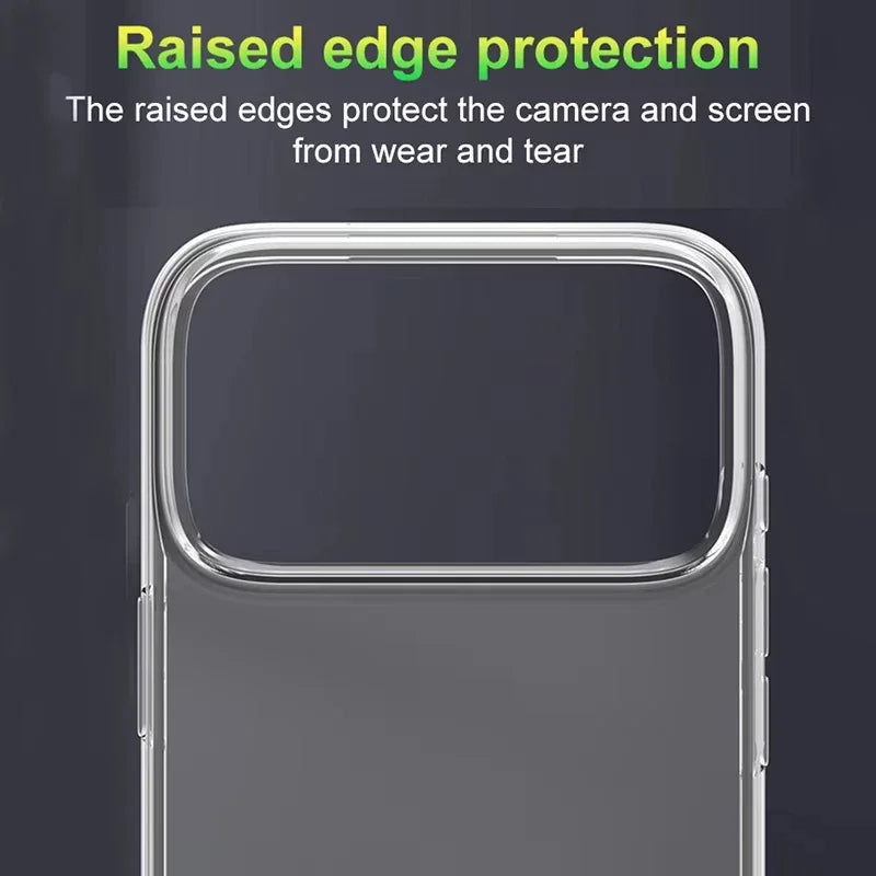Funda de teléfono transparente de silicona suave TPU para iPhone 17 Pro Max, fundas ultrafinas transparentes a prueba de golpes para iPhone 17, funda trasera de aire