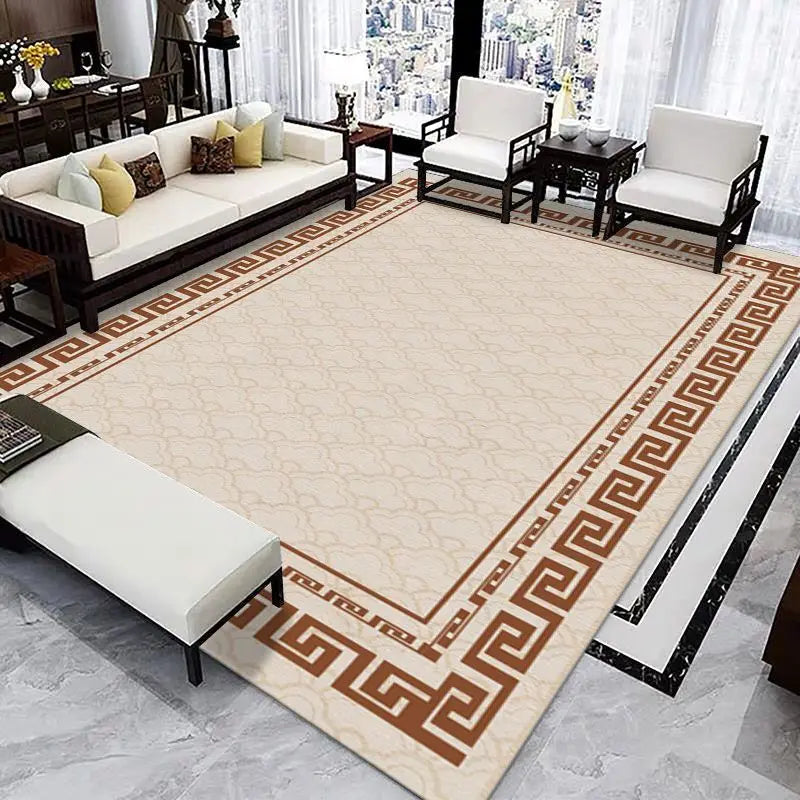 Alfombra moderna y sencilla para el hogar, alfombra para dormitorio, sala de estar, decoración grande para dormitorio, mesas de centro para el hogar, alfombra lavable