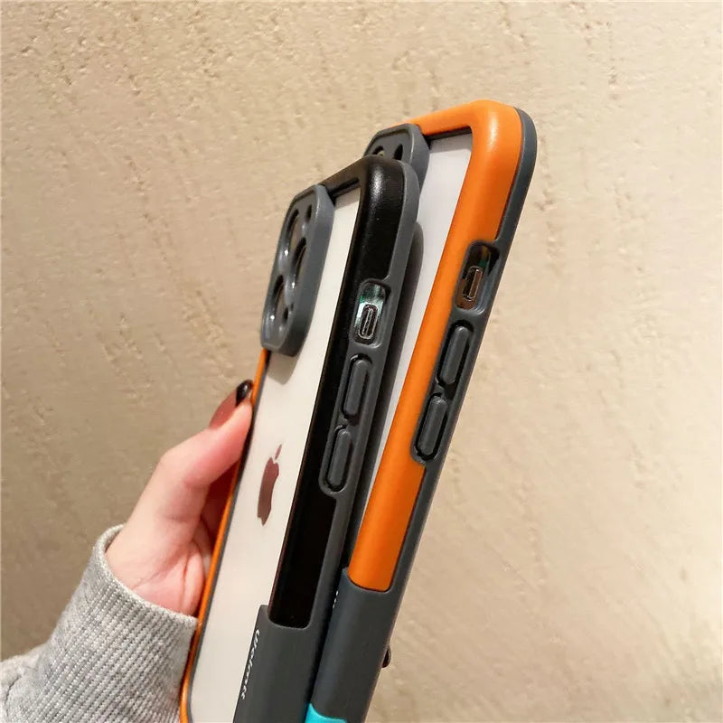 Funda de teléfono con marco de silicona suave a prueba de golpes para iPhone 17 Pro Max 13 14 15 16 Plus NoBack protección contra la disipación de calor cubierta de parachoques