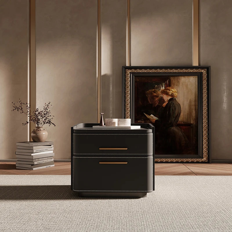 Mesita De Noche De almacenamiento De lujo, cajón Simple estético, mesita De Noche italiana, Mesitas De Noche nórdicas De moda, muebles De dormitorio