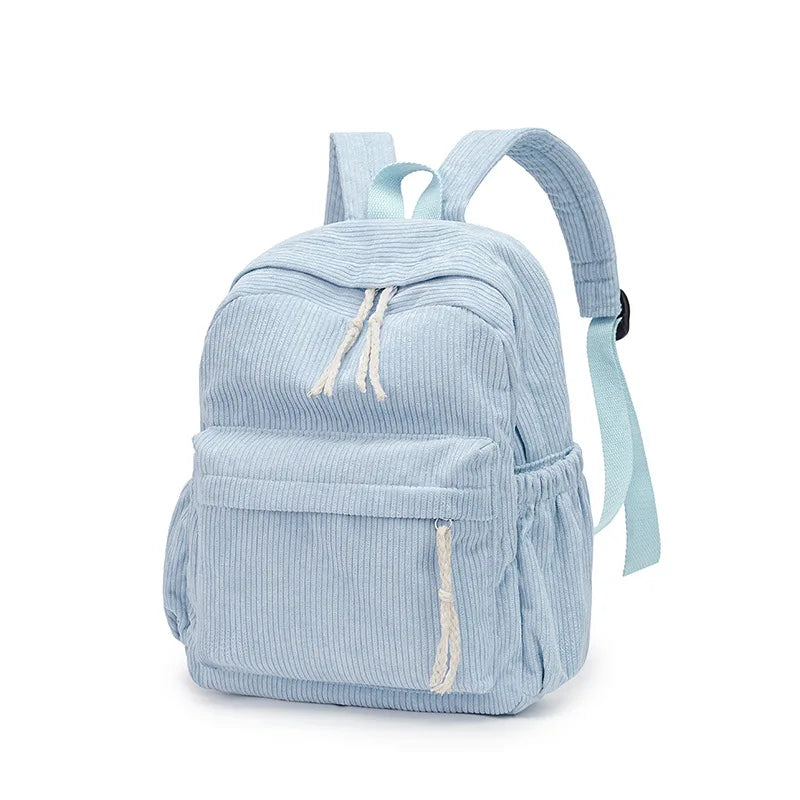Mochila escolar personalizada, nuevas mochilas de moda para niños, estudiantes, pana, nombre único, bolsas de viaje de gran capacidad, mochila de senderismo