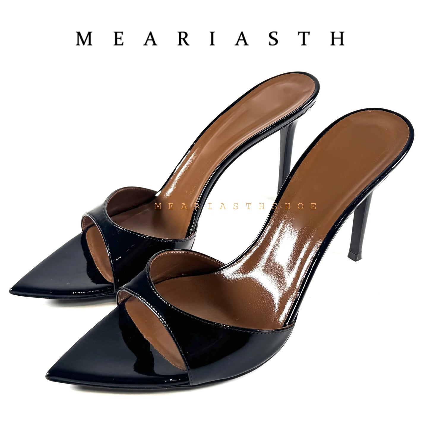 Zapatillas de crin de verano, zapatos de mujer, Sandalias de tacón de aguja súper alto, sandalias de mujer con punta abierta y pasarela para fiesta, talla grande 44