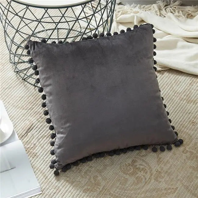 1 Uds. Fundas de cojín de terciopelo suave, fundas de almohada decorativas cuadradas para sofá, cama cómoda, funda de almohada para el hogar y el coche