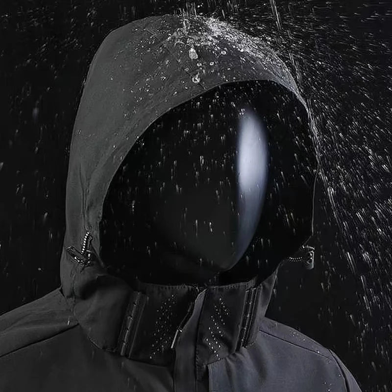 Chaqueta impermeable para hombre, impermeable exterior ligero con capucha para exteriores, chaqueta a prueba de viento para senderismo, chaquetas para escalar al aire libre