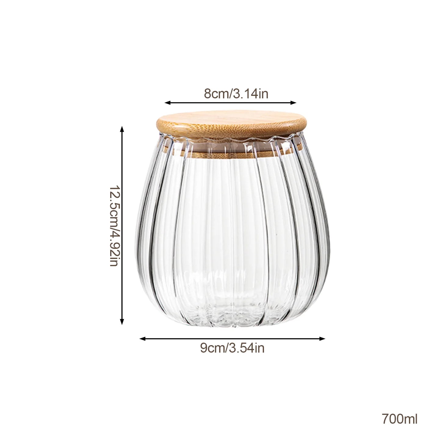 Tarro de vidrio sellado con cuchara y tapa, tarro transparente para especias, pequeño contenedor para almacenar alimentos, tarro para azúcar, tarro para té, tarro para café de cocina