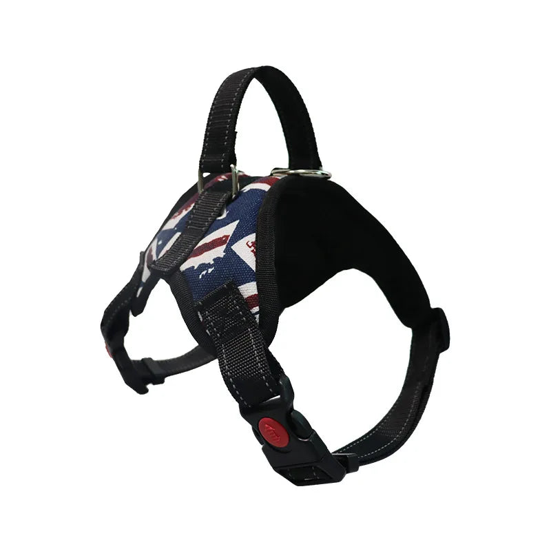 Arnés ajustable para perros y gatos con correa reflectante y transpirable para perros pequeños y grandes, chaleco, suministros para mascotas