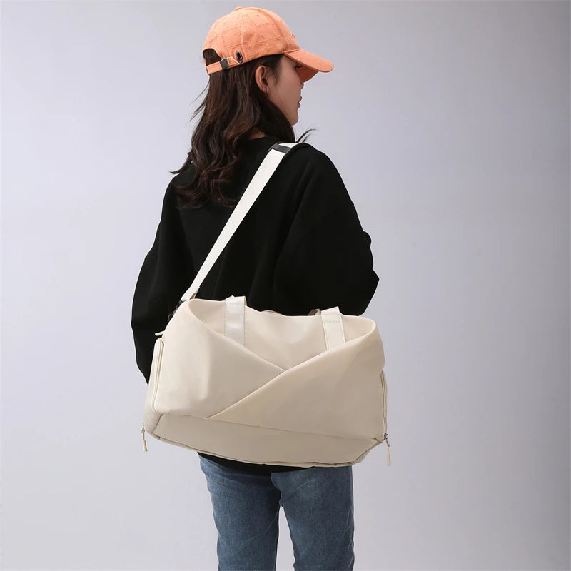 Bolsa de viaje de ocio de gran capacidad, bolso de viaje de negocios de corta distancia, bolsa de equipaje ligera y sencilla, bolsa de fitness