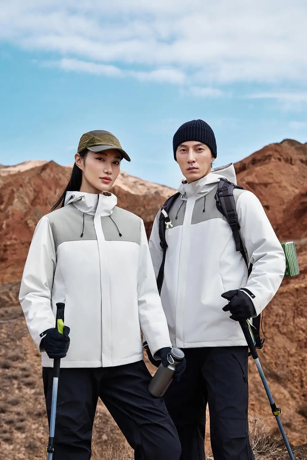 Chaqueta de invierno con calefacción de grafeno, abrigo de esquí impermeable a prueba de viento, Parka de montañismo con aislamiento de algodón, logotipo personalizado gratis