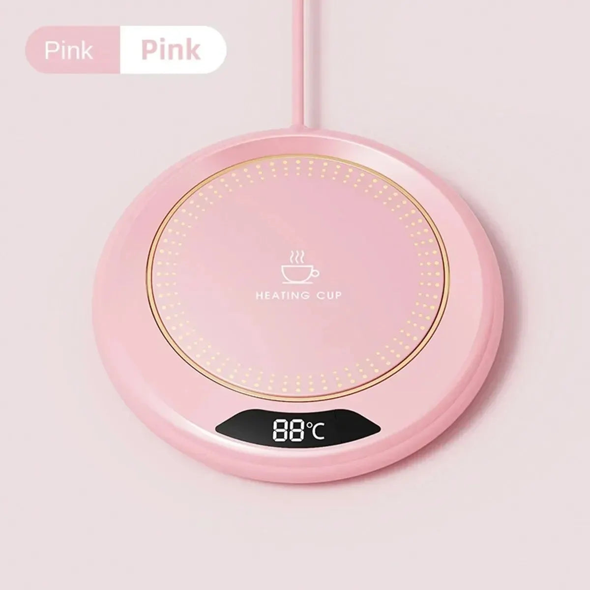 Posavasos con calefacción termostática, posavasos con calefacción USB para el hogar, ajuste de 3 velocidades, calefacción de 55 grados, temperatura constante, Hea termostático