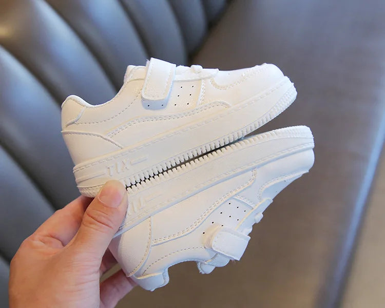 Zapatillas, zapato para niña, primavera Otoño, zapato blanco para niño, zapato informal para correr para niño, zapatillas de suela blanda antideslizantes, tenis para niño, artículo superventas