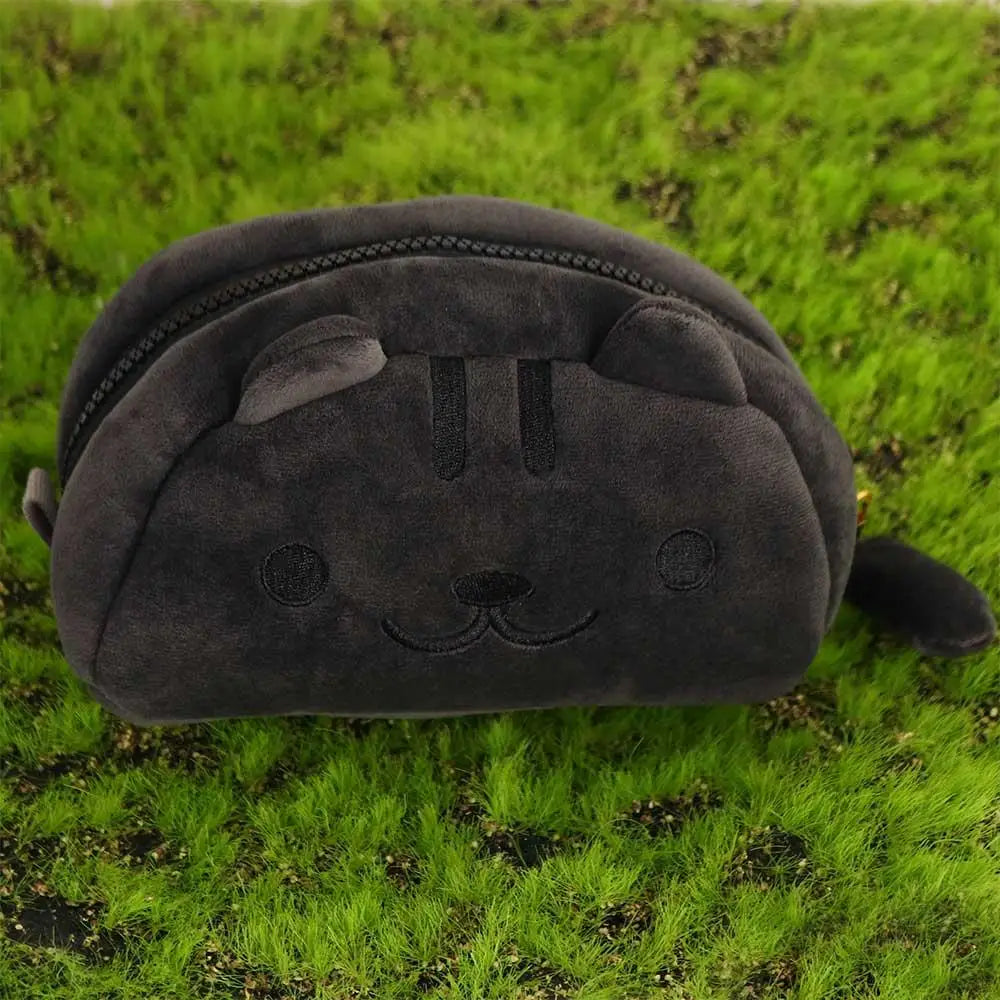 Bolsa para bolígrafos, organizador de maquillaje, bolsa para libros de gran capacidad, bolsas para lápices con diseño de gato, estuches para cosméticos, organizador de papelería, bolsa para lápices