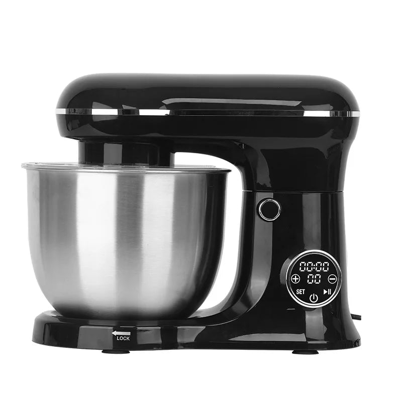 Batidora de Pedestal para Repostería Casera, Amasadora Eléctrica de Gran Capacidad de 5.5L y Batidora de Huevos, Máquina Mezcladora de Alimentos con Accesorios para Mezclar