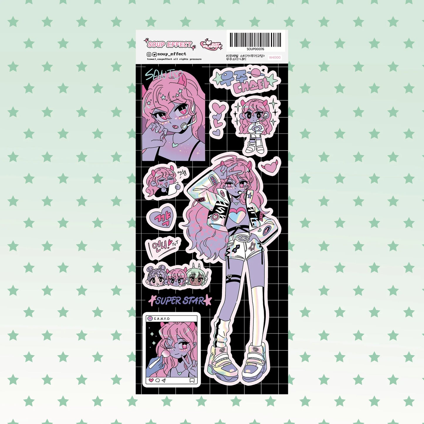 Pegatinas de dibujos animados coreanos, pegatinas de personajes de chica dulce y bonita, manual, diario, cuaderno, planificador, álbum de recortes, pegatina decorativa DIY