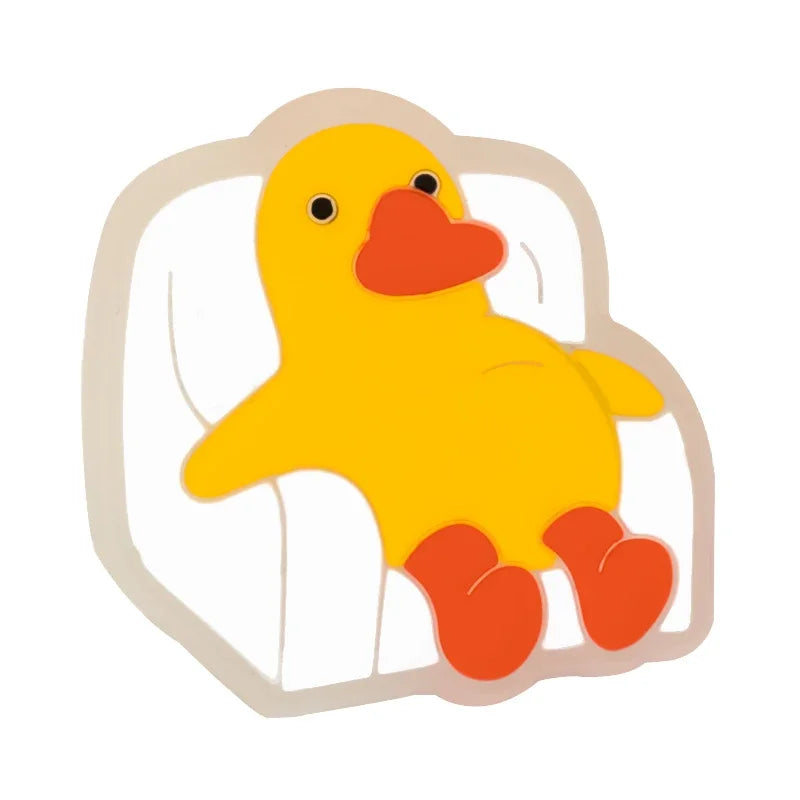 1/16 Uds. Dijes LED para zapatos salamandra unicornio perros decoraciones para zapatos iluminadas pato amarillo pines LED accesorios para mujeres hombres niños