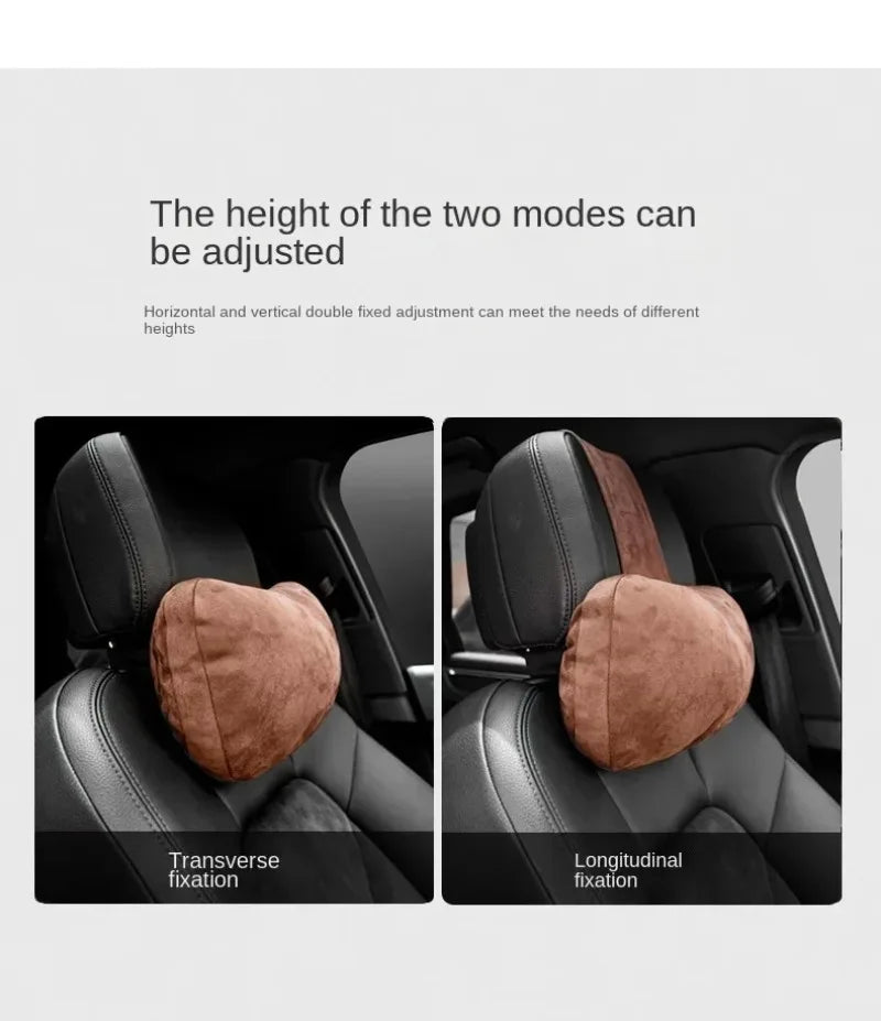 1/2 Uds reposacabezas de coche soporte para el cuello asiento/Clase de diseño Maybach suave Universal ajustable almohada de coche cojín de descanso para el cuello de alta calidad