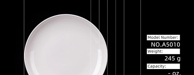Platos redondos de melamina para Hotel, juegos de cena de 8-14 pulgadas, platos blancos de porcelana de imitación, bandeja para servir, vajilla hermosa, comida occidental
