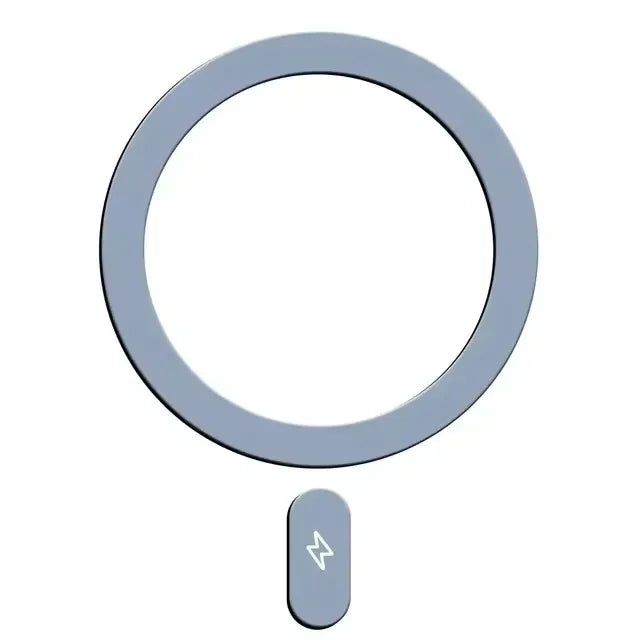 5-1 Uds Magsafe placa magnética anillo pegatina de Metal para iPhone16 15 14 teléfono móvil Lightning Magsafe pegatina para cargador de coche inalámbrico