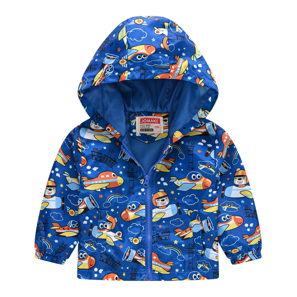 Chaqueta impermeable con capucha para niños y niñas, cortavientos con cremallera y estampado de dinosaurio de dibujos animados, a la moda, novedad