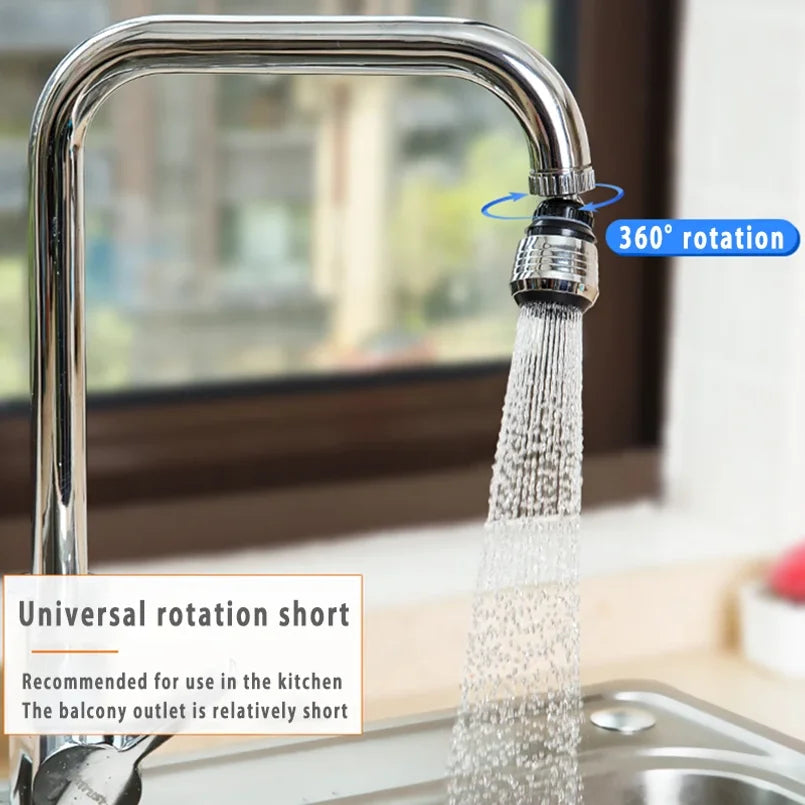 Aparatos de cocina, 2 modos, burbujeador giratorio 360, extensor de grifo de alta presión, ahorro de agua, suministros de accesorios de cocina y baño