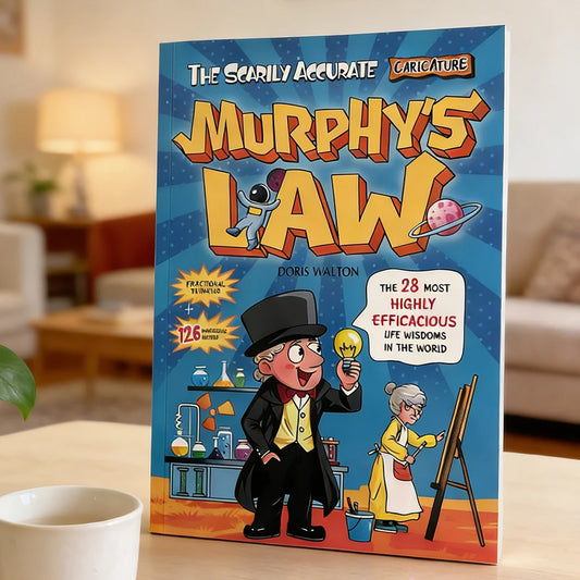 Cómic de la Ley de Murphy para niños de 8 a 12 años, novela gráfica que explica los principios de la vida, conceptos educativos divertidos ilustrados