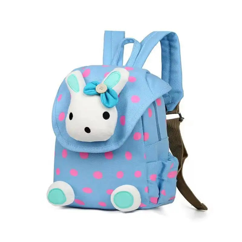 Mochila multicolor estilo conejo para niños, bolso escolar para niños, Mochila de Pascua a la moda para niñas y guardería