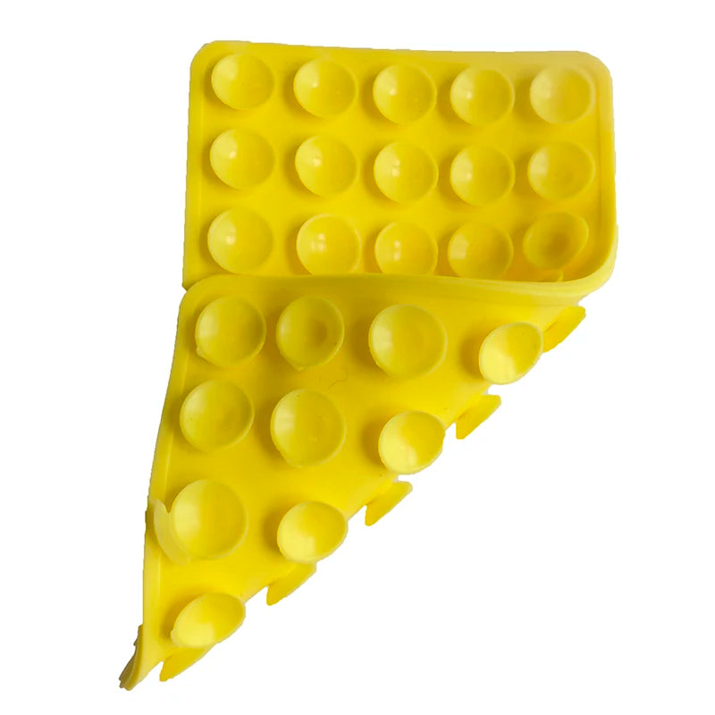 Paquete de 1 almohadilla con ventosa con respaldo adhesivo para almohadilla segura 40; Ventosa de silicona bifáctica para sujetar teléfonos inteligentes, ventosa adhesiva