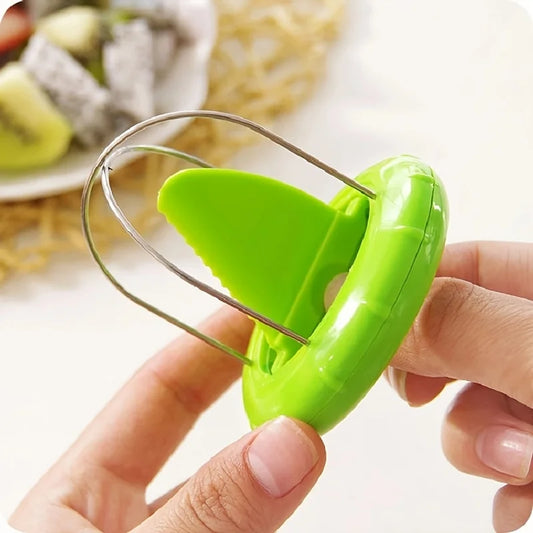 Abridor de frutas de kiwi, embalaje independiente grueso, cuchara de kiwi, herramienta de pelado de kiwi, artefacto para dividir frutas, 1 ud.
