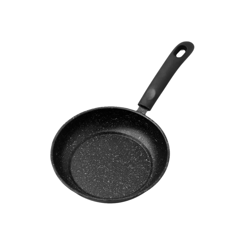Sartén de piedra Maifan sin tapa de 18-25 cm, sartén antiadherente, utensilio de cocina grueso para cocinar carne, apto para cocinas de gas e inducción.