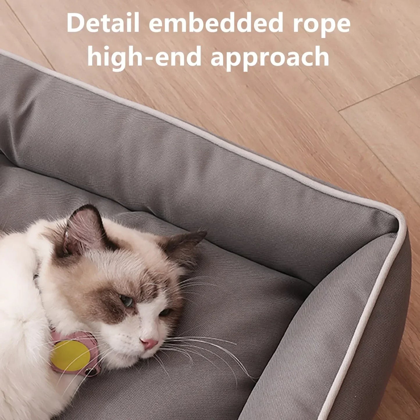 Cama para perros, camas para perros de compañía, relleno de algodón PP grueso para las cuatro estaciones, resistente a mordeduras, impermeable, estera Oxford 600D, accesorios para perros