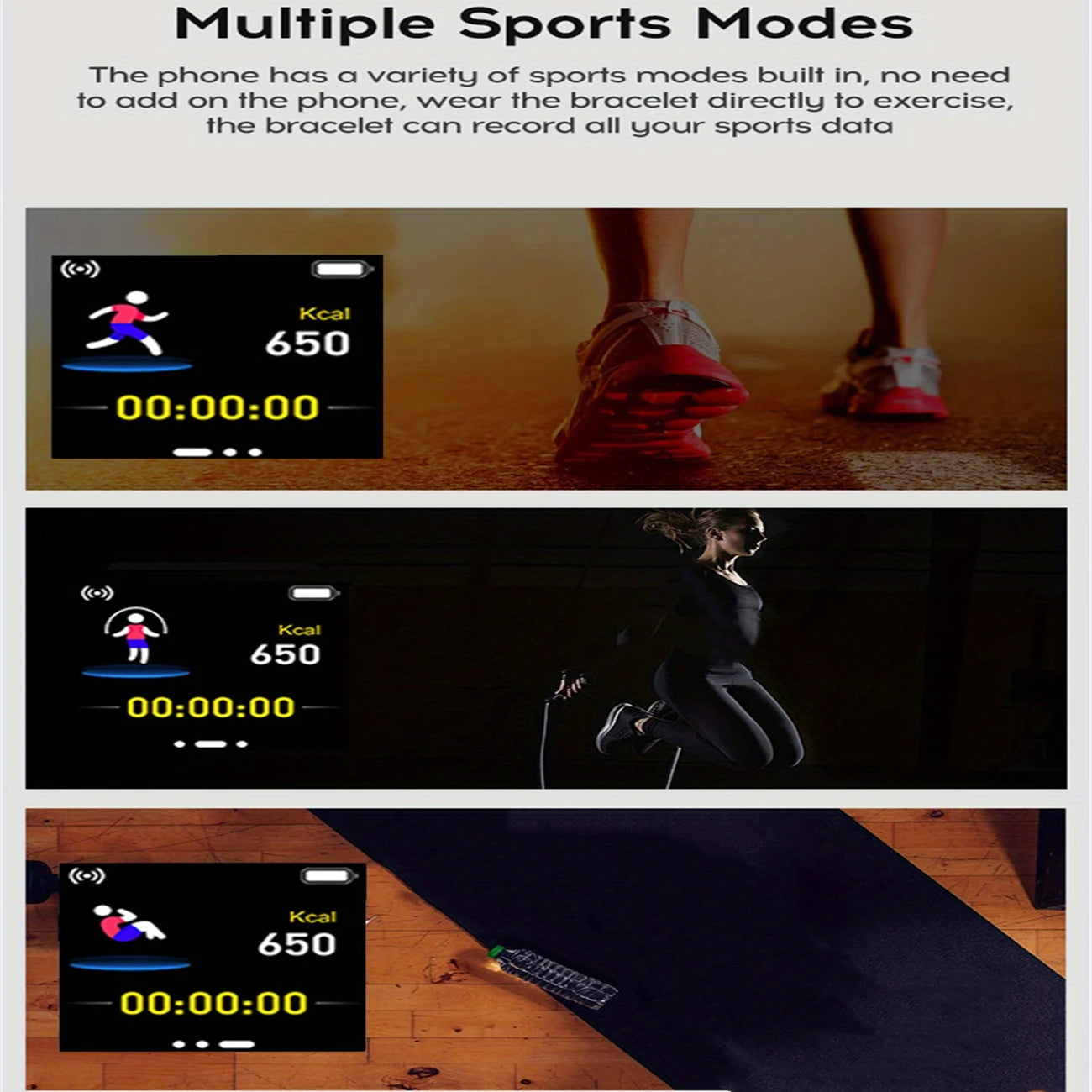 Smartwatch Fitness con Monitor de Salud