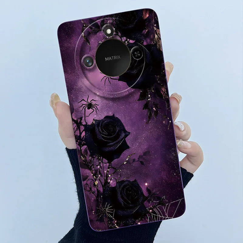 Para Honor X9C Funda de teléfono inteligente X9cSmart Funda de silicona suave dulce moda pintada dibujos animados niños niñas encantadora Funda trasera estampada