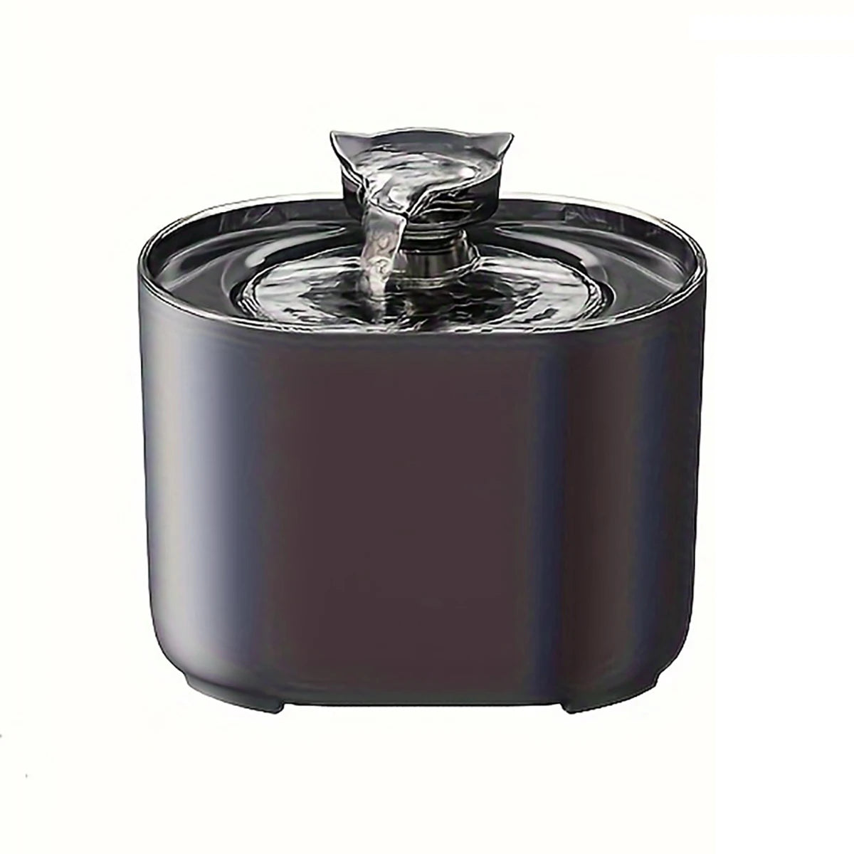 Fuente de agua para mascotas de 2,2 L, fuentes con dispensador automático de agua, agua potable dulce y filtrada y susurro, 1 ud.