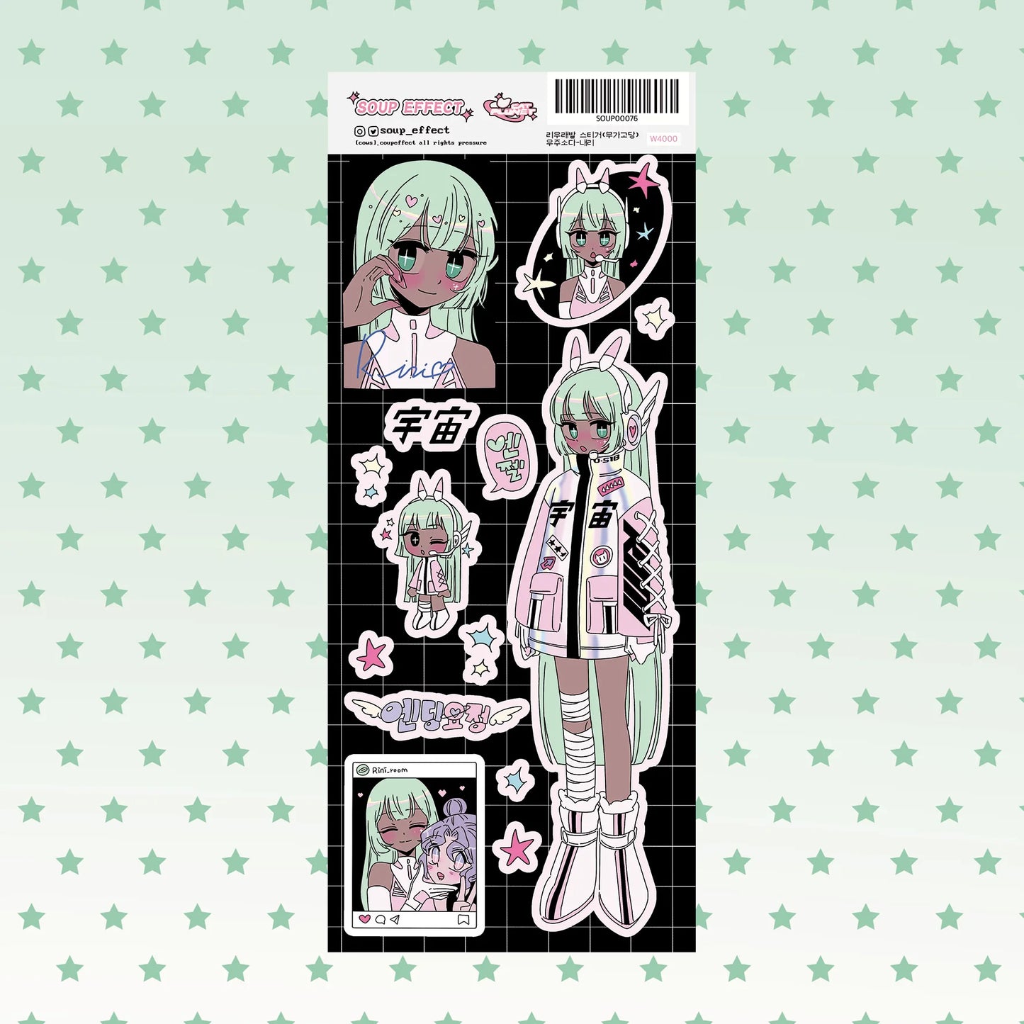 Pegatinas de dibujos animados coreanos, pegatinas de personajes de chica dulce y bonita, manual, diario, cuaderno, planificador, álbum de recortes, pegatina decorativa DIY
