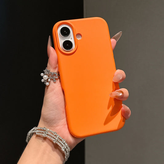 Funda Original de silicona líquida de Color naranja para iPhone 17 Pro Max 17 16 15 14 13 12 11 ProMax mini Plus cubierta de parachoques antideslizante
