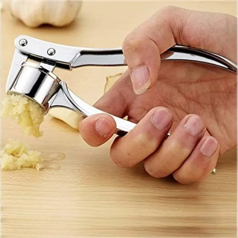 Molinillo de ajo de aleación de aluminio para cocina, extrusora, prensa manual, herramientas de molienda, herramientas pequeñas de cocina