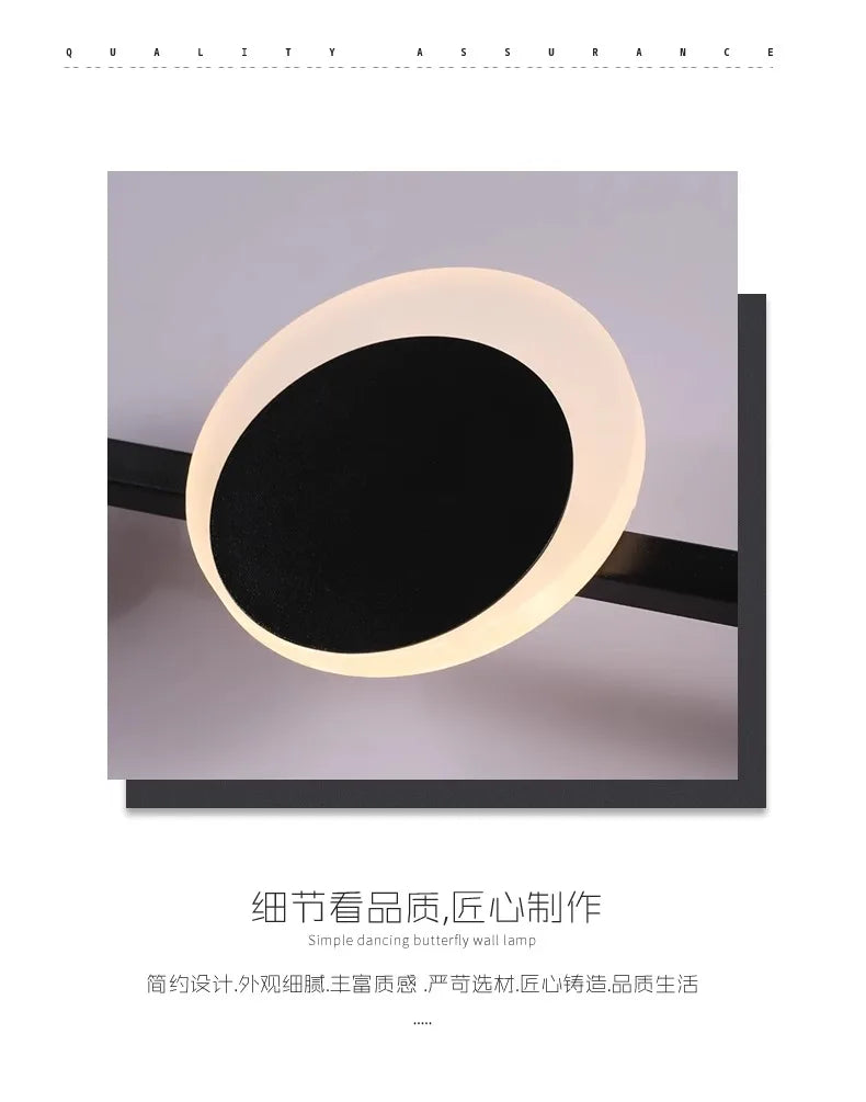 Lámpara LED de pared moderna, ambiente para candelabro de sala de estar, comedor, dormitorio, Hotel, salón, escaleras, pasillo, accesorio de iluminación para decoración del hogar