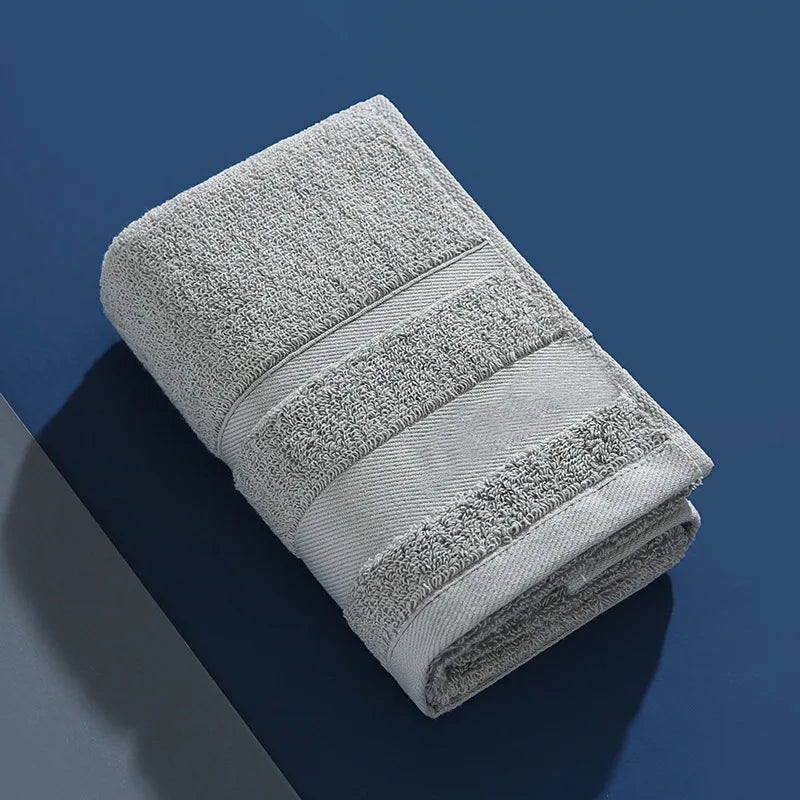 Toalla de baño, toallas de algodón absorbentes suaves, gruesas, de secado rápido, lavables a máquina, toalla para el hogar, artículos esenciales para el baño, 35x73cm