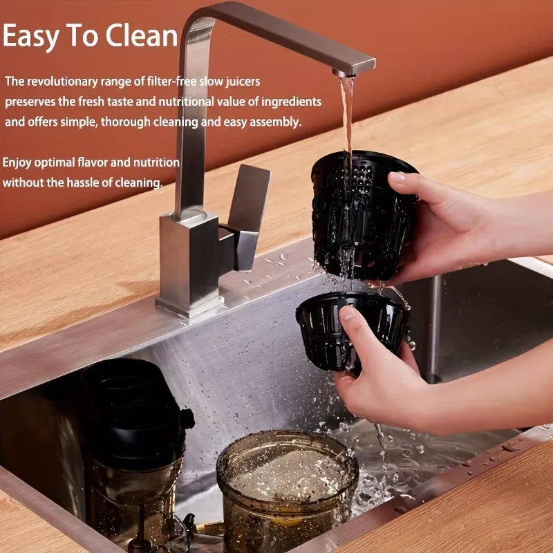 Extractor de Jugos Centrífugo de Boca Ancha para Frutas, Exprimidor Compacto, Máquina para Hacer Jugos, Exprimidor de Jugos Frescos, Fácil de Limpiar