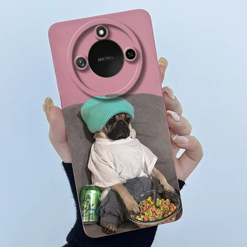 Para Honor X9C Funda de teléfono inteligente X9cSmart Funda de silicona suave dulce moda pintada dibujos animados niños niñas encantadora Funda trasera estampada
