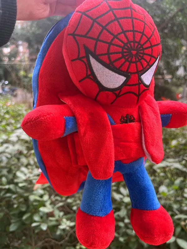 Mochila de personaje de moda de dibujos animados, mochila informal de felpa para niños, bonita mochila escolar para niños y niñas, regalo
