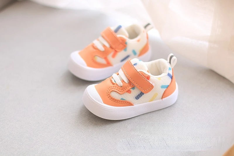 Zapatos Niña Zapatos para caminar de bebé otoño nueva suela suave Zapatos casuales de niño cara de malla zapato deportivo para niña recién nacida Zapatos de bebé Zapatillas
