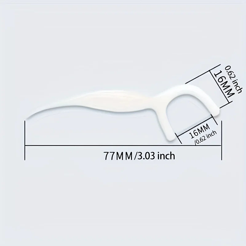 50 Uds. De hilo Dental, hilo Dental de limpieza profunda para el cuidado bucal adecuado, selecciones de hilo Dental desechables portátiles para viajes, vida diaria