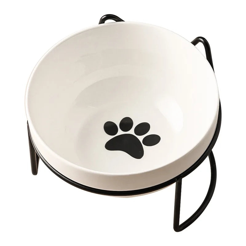 1-3 uds protección Cervical creativa suministros para mascotas tazón doble de cerámica para gatos tazón de cerámica para gatos tazón de comida tazón de comida para perros agua potable tazón de comida