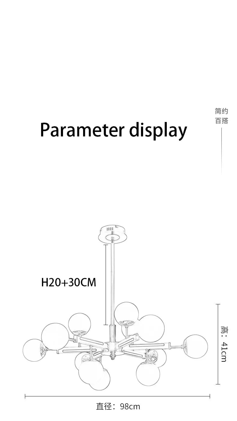 Lámpara de Techo Estilo Nórdico, Lámpara de Luz para Cocina, Dormitorio, Sala de Estar, Decoración LED para el Hogar, Lámpara de Lujo, Iluminación Interior