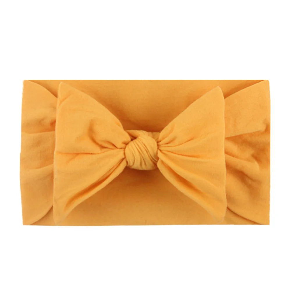Diademas con lazo para niñas, banda elástica suave para el cabello, accesorios para el cabello de bebé recién nacido, regalos para fiestas, pañuelos para la cabeza para niñas