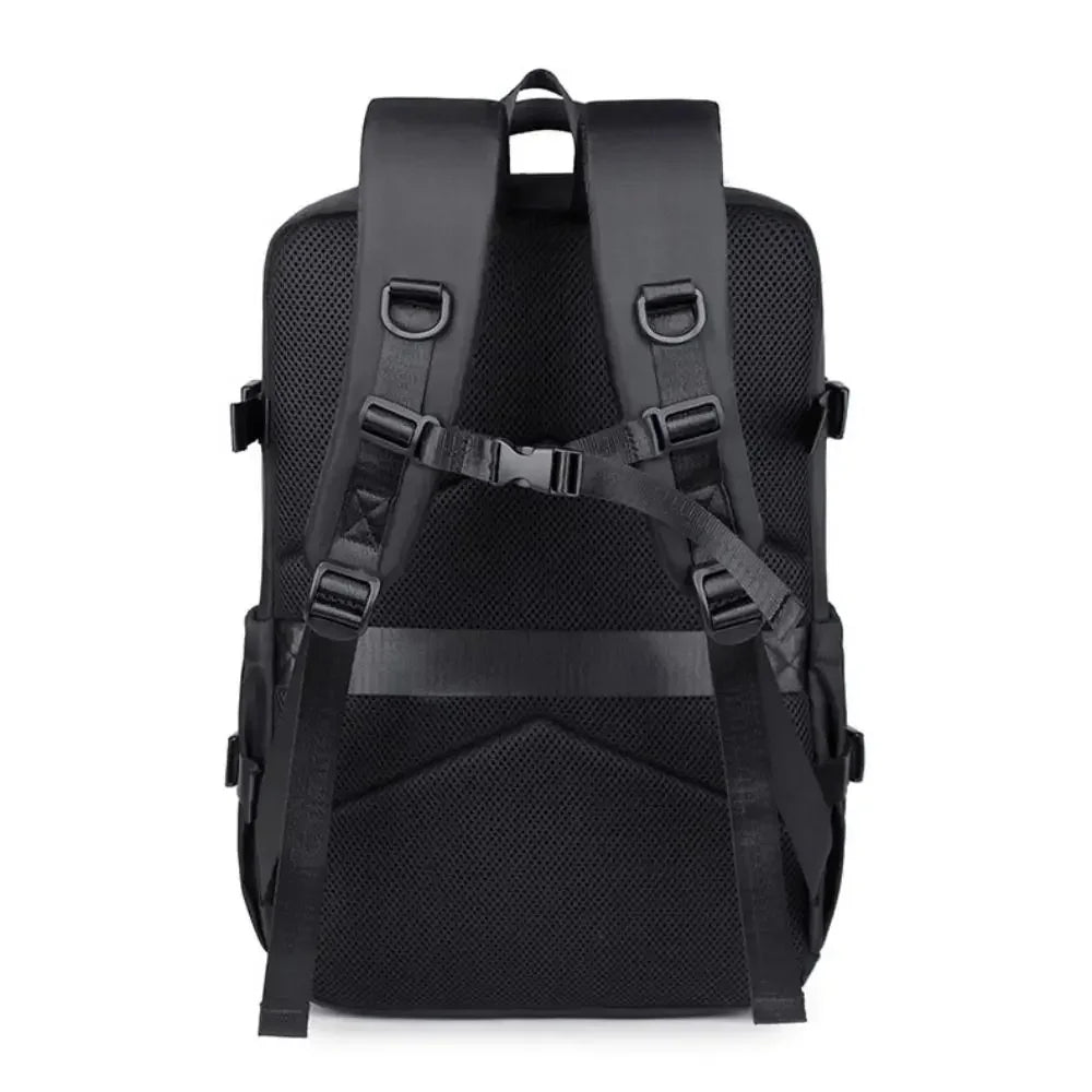 Mochila de compresión al vacío para hombre, mochila para ordenador portátil, mochila de viaje al vacío para senderismo, mochila Ryanair, bolsa de cabina de 46x30x20