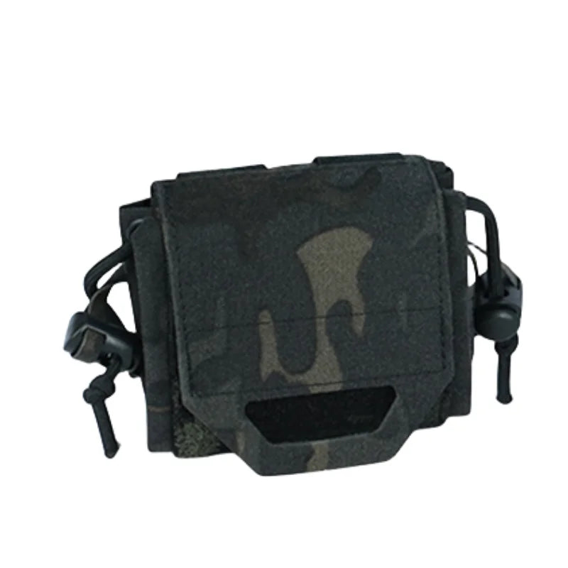 Bolsa de basura Molle, Mini bolsa de reciclaje plegable, herramienta de cintura molle, bolsa para artículos diversos, bolsa de utilidad para revista, cinturón Molle, chaleco, mochila
