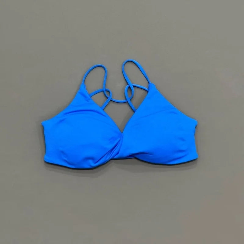 Sujetador Deportivo HISTELLO Vision Twist con Espalda Descubierta para Mujer, de Alta Sujeción, Transpirable y Suave, para Gimnasio, Entrenamiento, Running, Jogging y Fitness