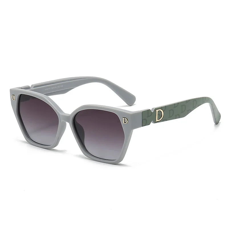 Nuevas gafas de sol de marca de lujo a la moda para mujer, gafas de sol elegantes con forma de ojo de gato para hombre, gafas de sol glamurosas para mujer, gafas de sol de moda para mujer